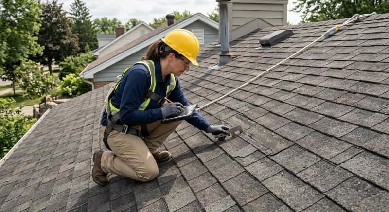 Roof Damage Inspection in Greenville, OH