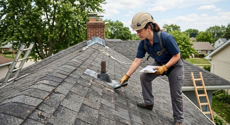 Roof Damage Inspection in Wayne County, IN