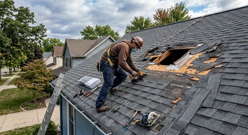 Roof Damage Restoration in Greenville, OH