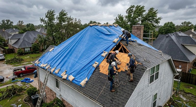 Roof Damage Restoration in Richmond, IN