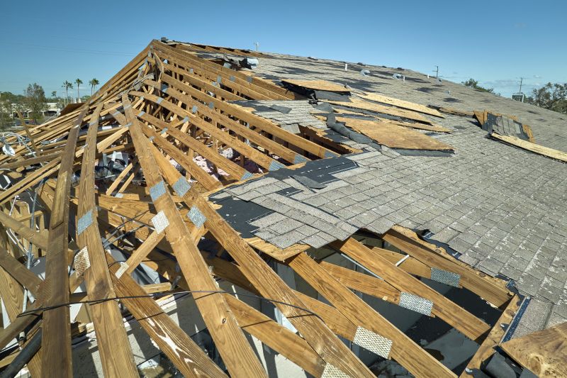 Roof Damage Restoration in New Castle, IN