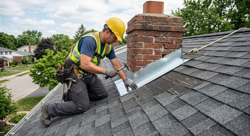 Roof Flashing Installation in Greenville, OH