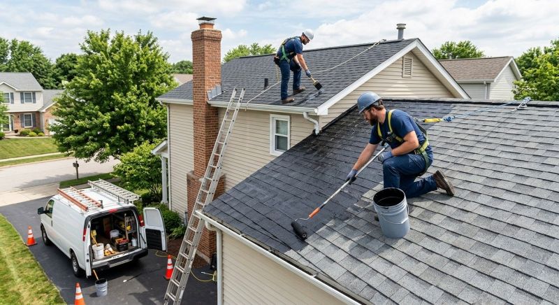 Roof Sealing in Eaton, OH