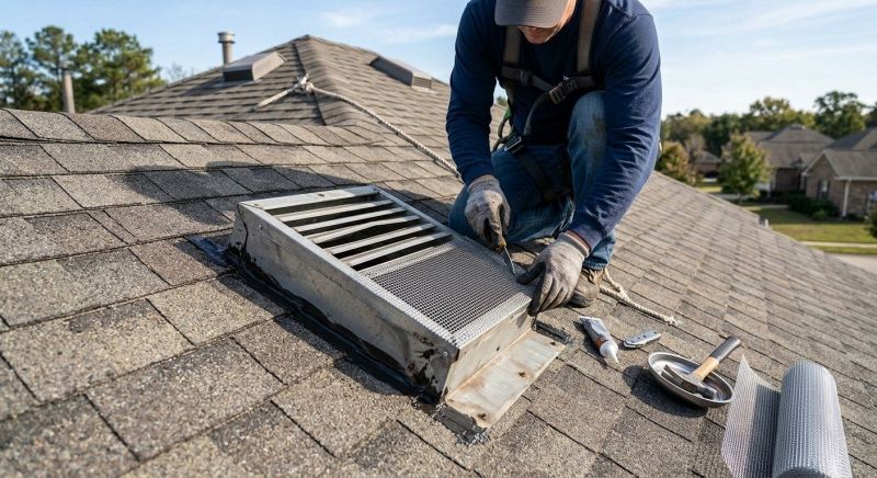 Roof Vent Flashing Repair in Richmond, IN