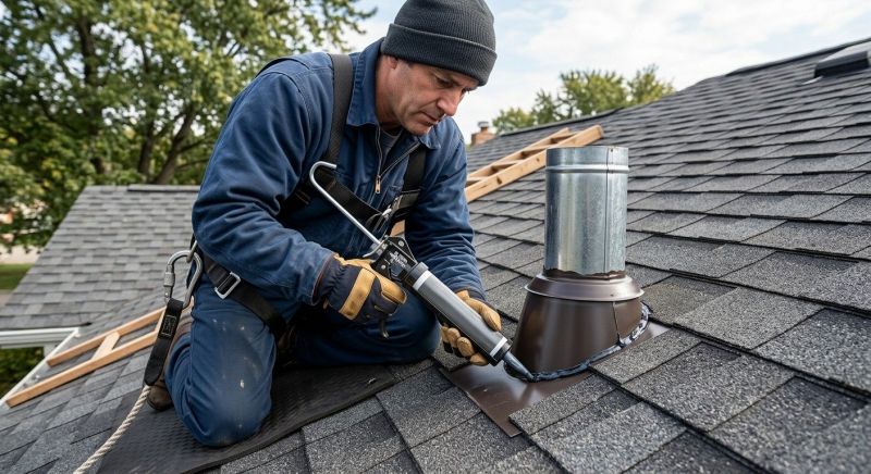 Roof Vent Flashing Repair in Richmond, IN