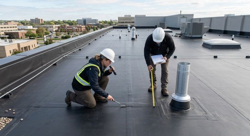 Rubber Roof Inspection in Richmond, IN
