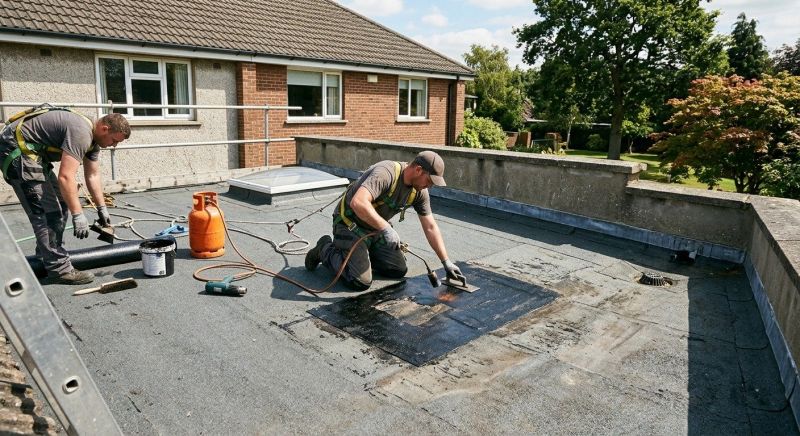 Rubber Roof Repair in Eaton, OH