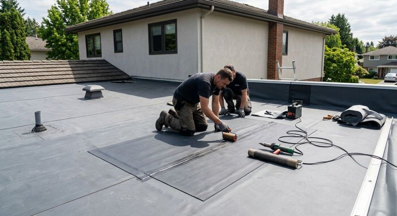 Rubber Roof Repair in New Madison, OH