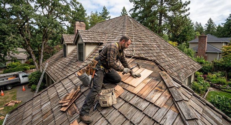 Shake Shingle Repair in Connersville, IN
