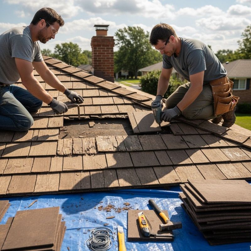 Shake Shingle Repair in Liberty, IN