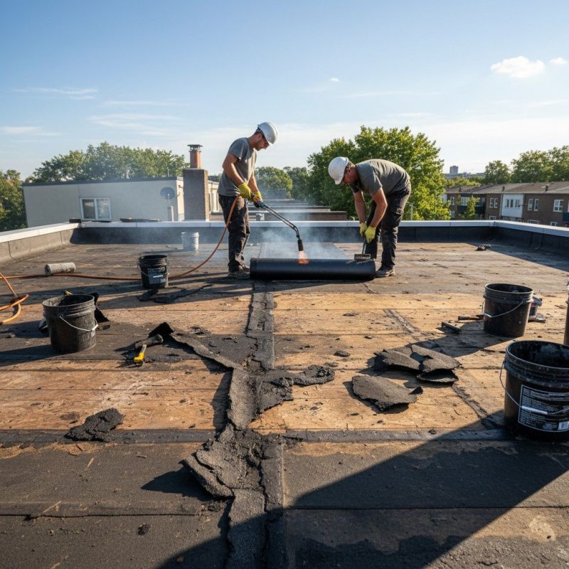 Single Ply Roof Repair in Richmond, IN