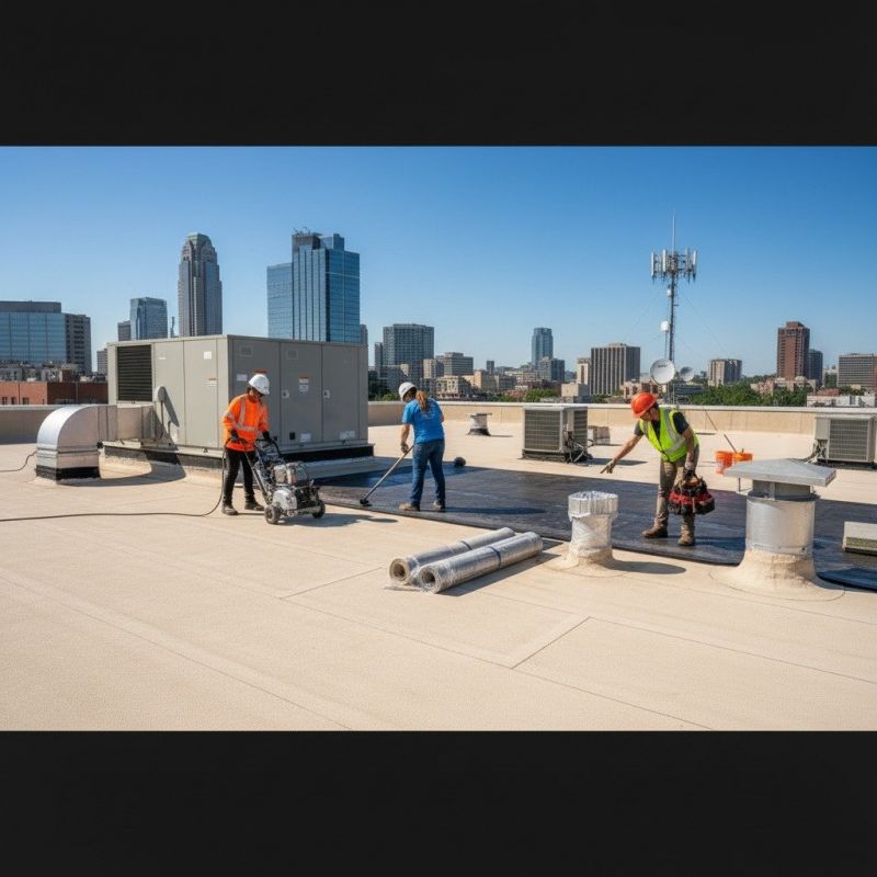Single Ply Roof Repair in New Madison, OH