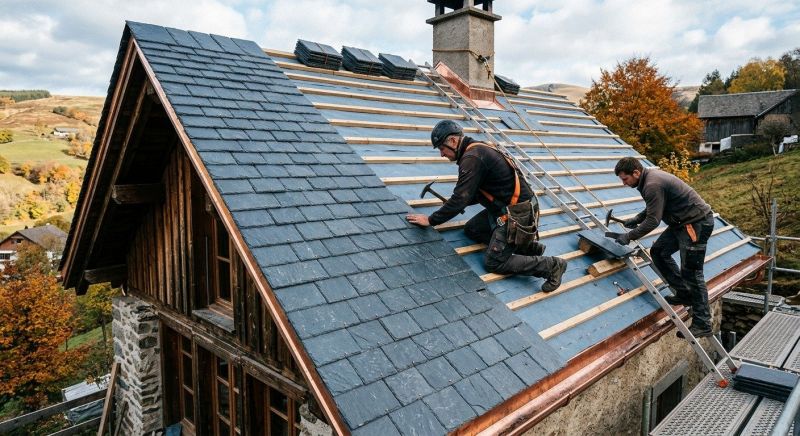 Slate Roof Construction in Greenville, OH