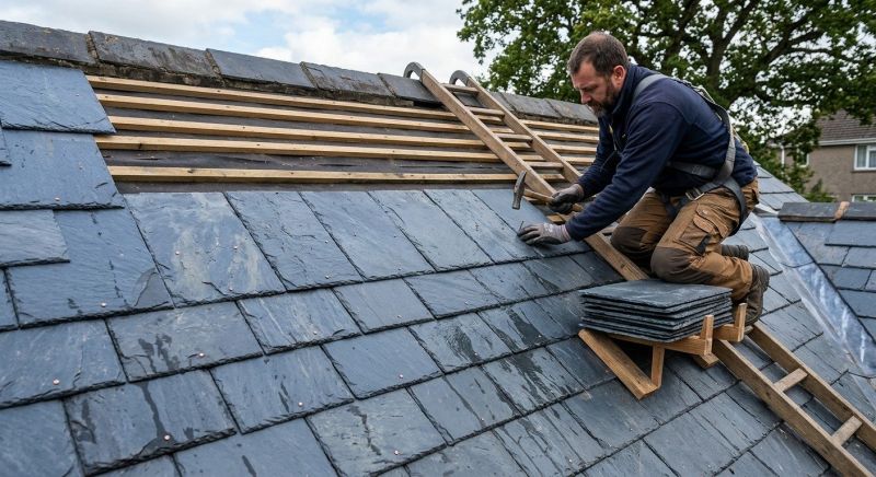 Slate Roof Construction in New Paris, OH