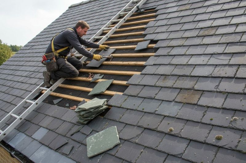 Slate Roof Leak Repair in Richmond, IN