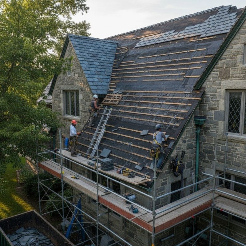 Slate Roof Replacement in Eaton, OH