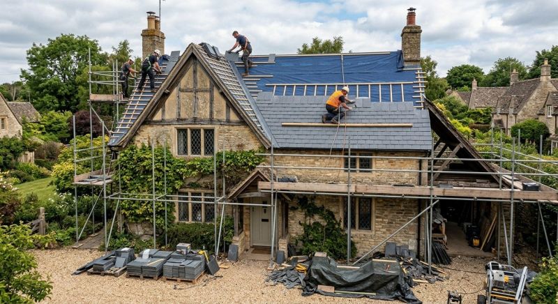 Slate Roof Replacement in Henry County, IN