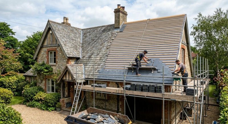 Slate Roof Replacement in Richmond, IN
