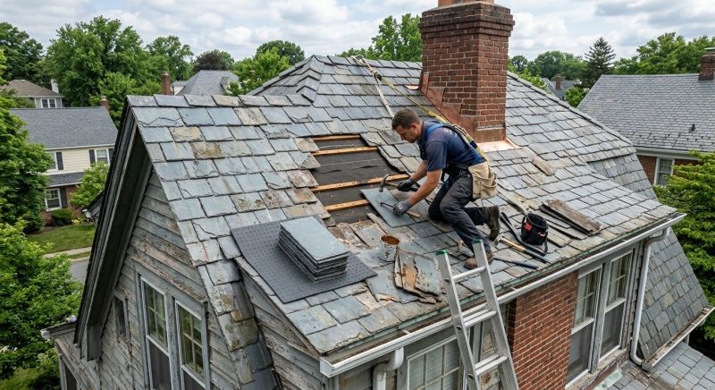 Slate Shingles Repair in Richmond, IN