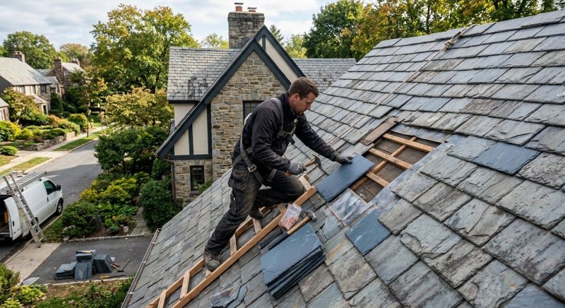 Slate Shingles Repair in New Madison, OH