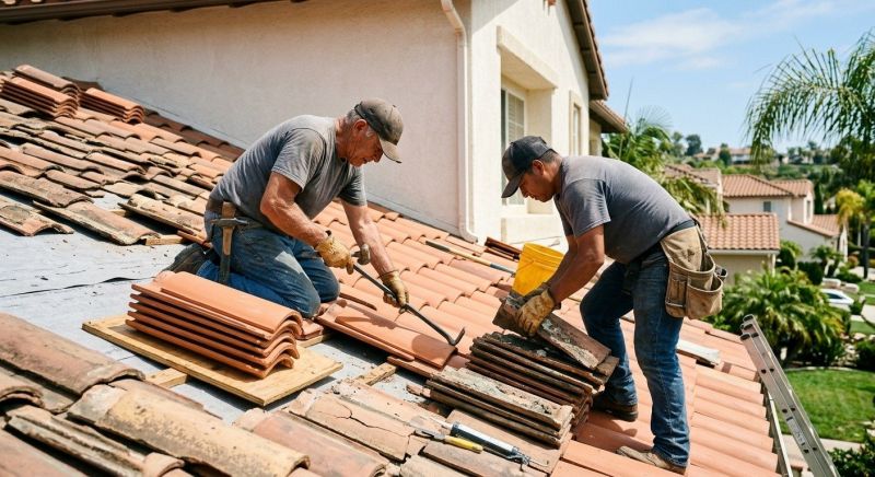 Spanish Tile Roof Repair in Richmond, IN