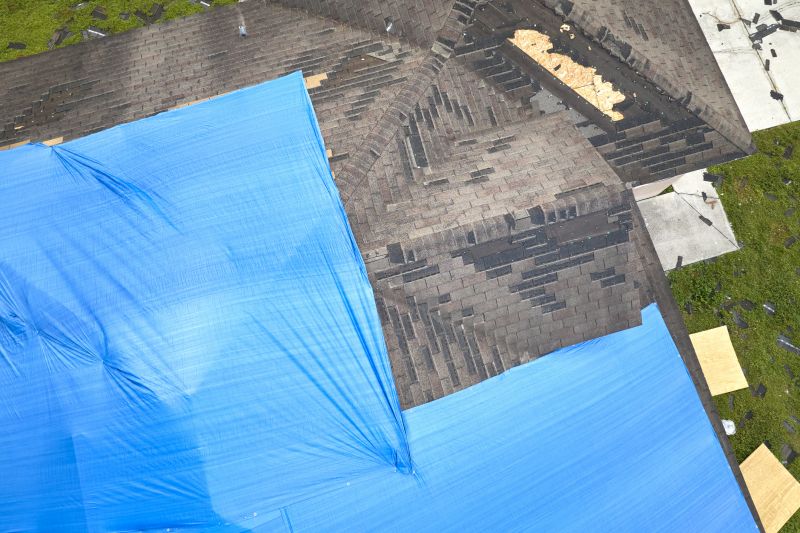 Storm Damage Roof Tarping in Richmond, IN