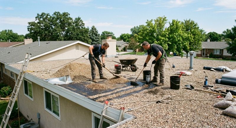Tar And Gravel Roof Repair in Connersville, IN