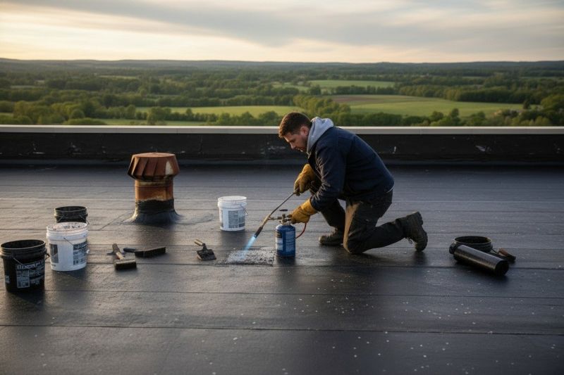 Tar Roof Repair in Connersville, IN