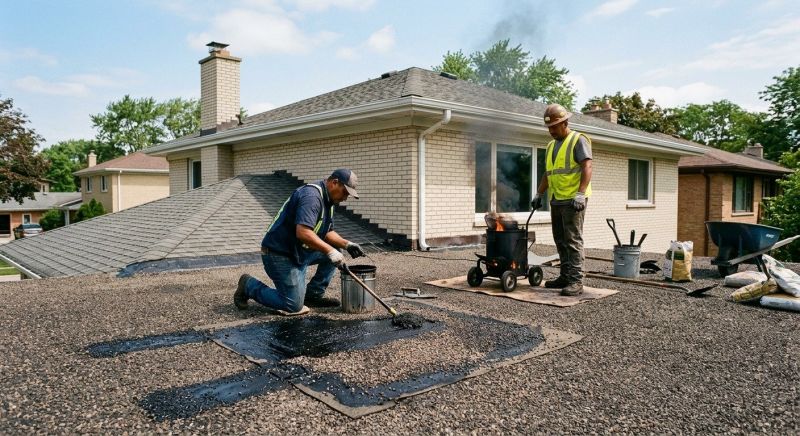 Tar Roof Repair in Liberty, IN