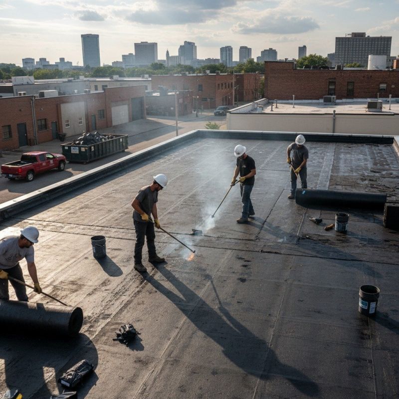 Tar Roof Replacement in New Castle, IN