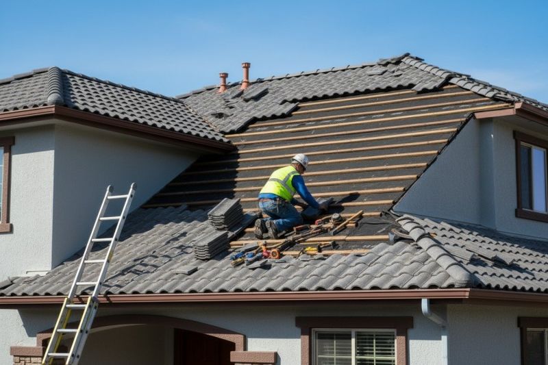 Tile Roof Repair in Connersville, IN