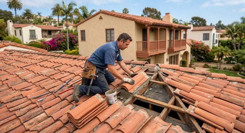 Tile Roof Repair in Connersville, IN