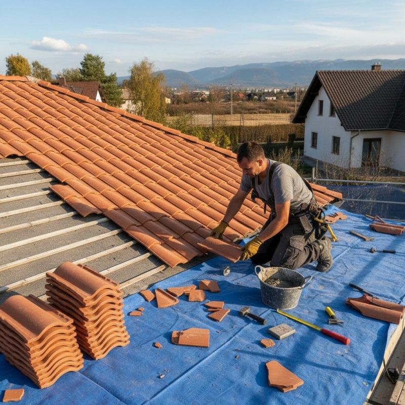 Tile Roof Repair in Henry County, IN