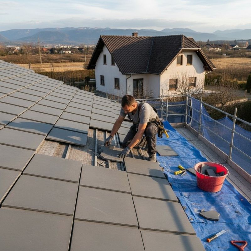 Tile Roof Repair in Liberty, IN