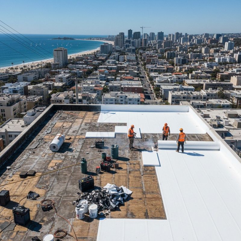 Tpo Roof Replacement in New Madison, OH