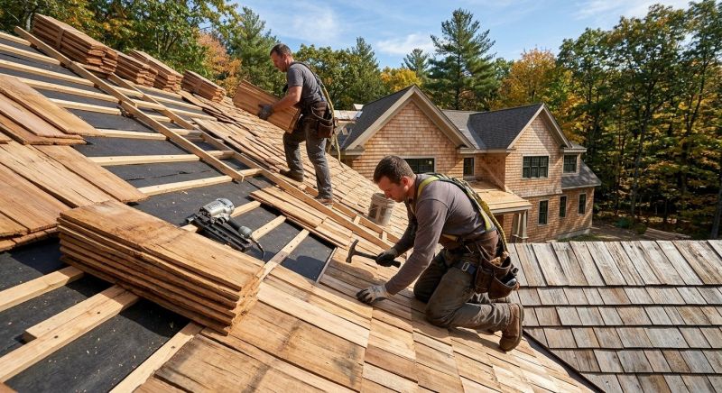 Wood Roofing Installation in Richmond, IN