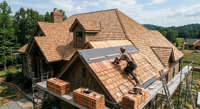 Wood Roofing Installation in New Paris, OH