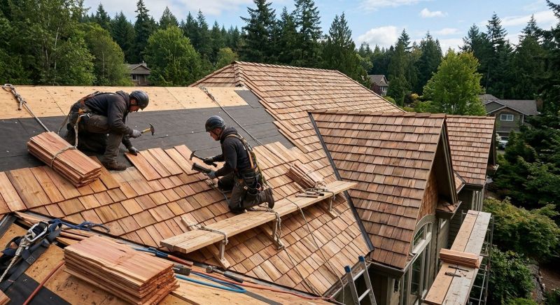 Wood Roofing Installation in Wayne County, IN