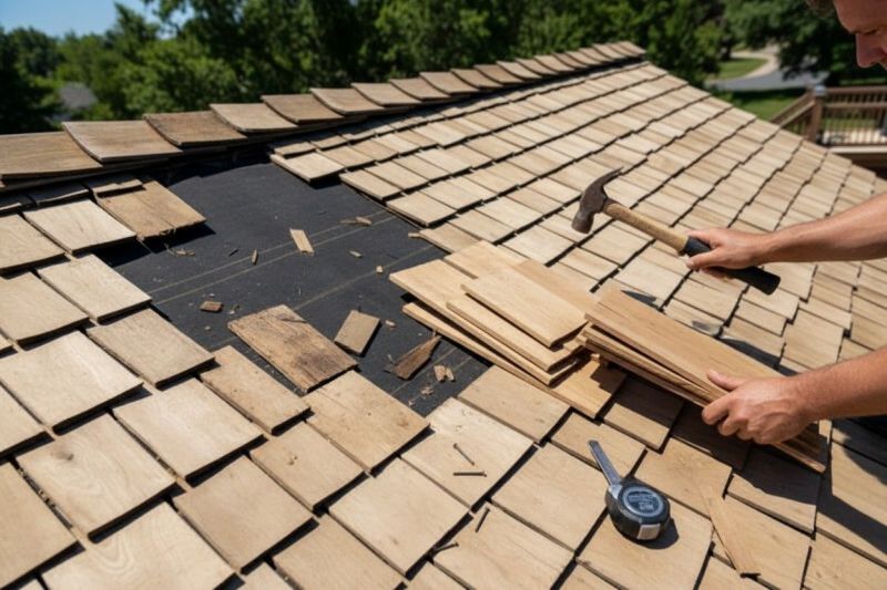 Wood Shake Roof Repair in Preble County, OH