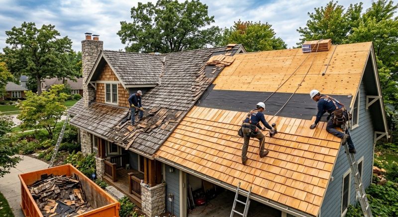 Wood Shake Roof Replacement in Richmond, IN