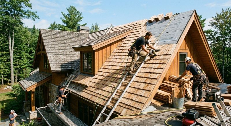Wood Shingle Roof Replacement in Richmond, IN