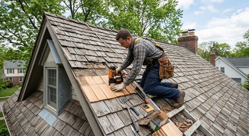 Wood Shingles Repair in Eaton, OH